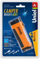 45153_Фонарь Uniel серии «Camper-Bright Light», пластик.,8+3LED. S-TL018-C Orange