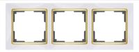 WERKEL.Рамка слоновая кость/золото, (3), WL03-Frame-03-ivory-GD, (Под заказ)