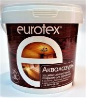 Лак акриловый EUROTEX Аквалазурь Дуб 0,9 кг, (ДК)