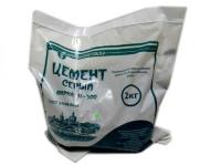 Цемент серый ЦЕМ II/А-Ш 32,5Б (ПЦ-400 Д20) 2 кг, (67611)
