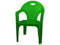 Кресло пластиковое зеленое 580х580х800мм М2609
