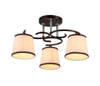J-LIGHT Светильник, E27*3*60W, 1153/3C венге/хром 