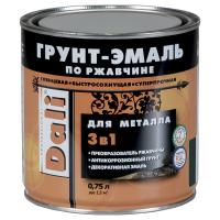 Эмаль по ржавчине DALI оранжевый 0,75 л