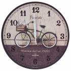 Часы настенные велосипед D28,5см, (ДК)