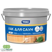 Лак для саун BIOTEKS ПРОФИ полуматовый 0,9 л