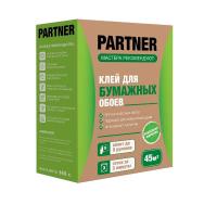 PARTNER.Клей д/бумажных обоев, 140 гр./45кв.м, (ДК)