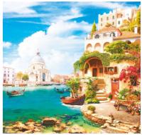 Фотообои бумажные Симфония Каникулы в Италии, 6 листов, 2100х2000 мм, (ДК)