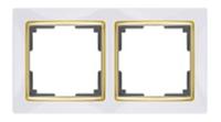 WERKEL.Рамка слоновая кость/золото, (2), WL03-Frame-02-ivory-GD, (Под заказ)
