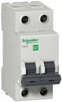 SCHNEIDER.Easy9 Автомат-выключатель, 2P/6А/С4,5кА/230В, EZ9F34206 (ЭИ)