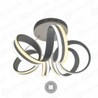 ESTARES.Светильник светодиод.упр,подвес on/off VOLNA DOBLE, 90W,6R-500/1200-WHITE/OPAL-220-IP20,(ЭИ)