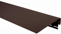 Планка "фаска" коричневая Т-08 - 3,00м