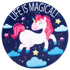 Коврик детский Life is magical, 90×90 , (ДК)