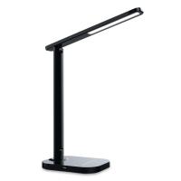 AMBRELLA.Светильник настольный с USB портом и таймером DE445 BK черный LED 3000-6400K 7W (ЭИ)