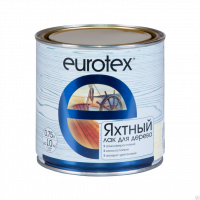 Лак яхтный EUROTEX полуматовый 0,75 л