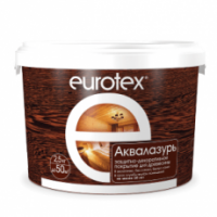 Лак акриловый EUROTEX Аквалазурь Канадский орех 2,5 кг