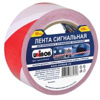 Лента разметочная сигнальная UNIBOB красно-белая 50ммx150м 39295