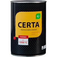 Эмаль термостойкая антикорозийная CERTA до 700С серебристая 0,8 кг