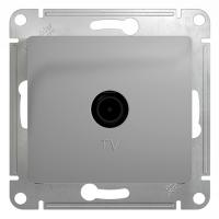 SCHNEIDER ELECTRIC.Розетка TV GLOSSA алюминий, (ЭИ)