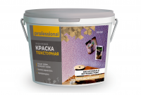 Краска текстурная для наружных и внутренних работ PROFESSIONAL PP801 белый 15 кг