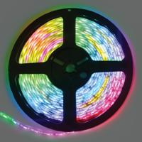 ECOLA.Лента светодиодная разноцветная, 5м/14.4W/12V/IP65/10mm/60Led/RGB,P5LM14ESB, (ЭИ)