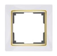 WERKEL.Рамка слоновая кость/золото, (1), WL03-Frame-01-ivory-GD, (Под заказ)