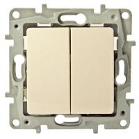 LEGRAND.ETIKA.Выключатель (2) слоновая кость, 672302