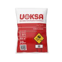 Реагент противогололедный сыпучий UOKSA Актив, 20 кг до –30 °C