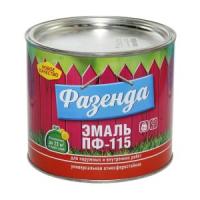 Эмаль ПФ-115 ТЕКС ФАЗЕНДА красная 1,9 кг