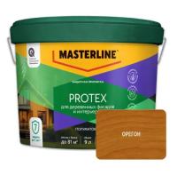 Пропитка защитная Masterline Protex Орегон 9л, (ДК)