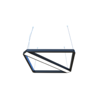 LUMAFOR.Светильник подвесной ГИПЕРИОН, 600x600 18Вт, (ЭИ)