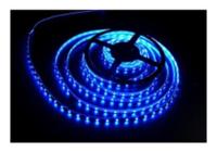 ECOLA.Лента светодиодная голубая, 5м/14.4W/12V/IP20/10mm/60Led/Blue, (ЭИ)