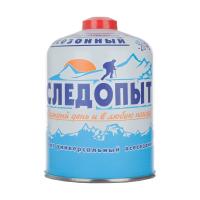 СЛЕДОПЫТ.Газ для портативных плит, метал. баллон, 450гр. резьб., (всесезонный)