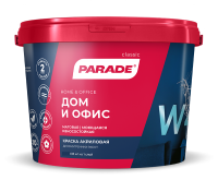 Краска акриловая PARADE д/стен акрил бесцветн W4 база С 2,5 л, (ДК)