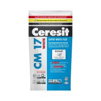 Клей для мозаики и мрамора CERESIT CM 17 White 5 кг