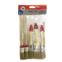 Набор кистей плоских Т4Р/TOOLBERG 6шт, (ДК)