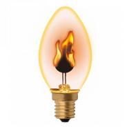UNIEL FLAME.Лампа светодиод, C35/3W/E14, свеча