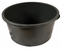 Таз строительный Гибкий Т4Р Лакра круглый черный 40 л, (ДК)