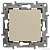 LEGRAND.ETIKA.Выключатель (1) слоновая кость, безвинтовые зажимы 10АХ, 672301