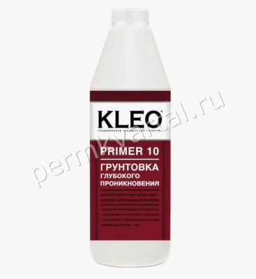 Грунтовка глубокого проникновения KLEO PRIMER 10, 1,0 кг (ДК)