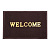 Коврик придверный Welcome Микс, 38x58см, (ДК)