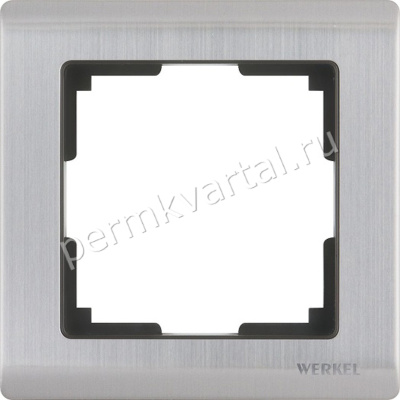 WERKEL.Рамка никель, (1), WL02-Frame-01, (Под заказ)