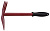 Мотыжка с ручкой Курс Рос МК-2(м) цельнометаллическая 3 зуба, лепесток (301)