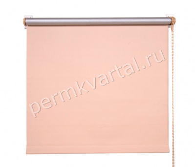 MAGELLAN.Ролет штора Блэкаут BASIС персик, 140*160 см, (ДК)