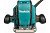 MAKITA.Фрезер RP0900, 900Вт/27000об/мин, (б/у прокат)
