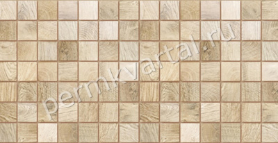 Панель ПВХ GRACE Дерево Брус беленый, 955х480 мм