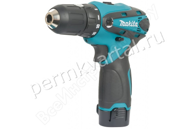 MAKITA.Шуруповерт DF330DWE, 10,8В/1,3А/ч/Li-Ion/24Нм, (ЭИ)