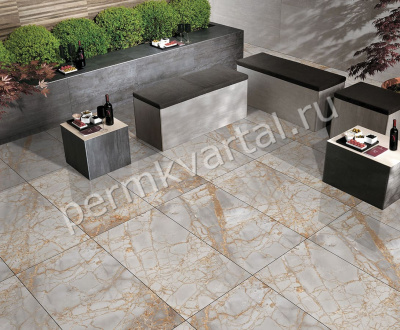 Плитка керамогранит PRIMAVERA GOLDEN GREY high glossy 600*1200мм 1,44м2 PR212, (ДК)