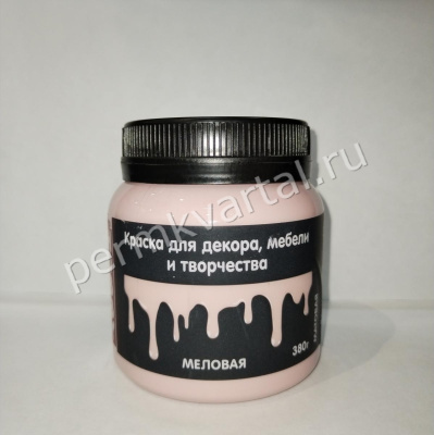 Краска PROHOBBY меловая для декора мебели и творчества Розовая пастель 0,38кг, (ДК)