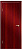 Дверь межкомнатная ламин глухое ДВЕРНАЯ ЛИНИЯ 900*37*2000мм итальянский орех (ДК)