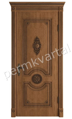 Дверь межкомнатная глухая GRETA 700х2000 Хани Классик с патиной, (ДК)